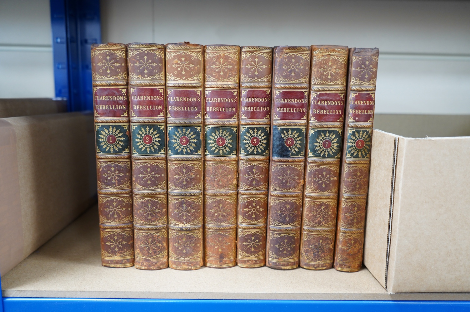 Hyde, Edward (Earl of Clarendon) - The History of the Rebellion and Civil Wars in England. To which is added an historical view of the affairs in Ireland. new edition, exhibiting a faithful collation of the original ms.